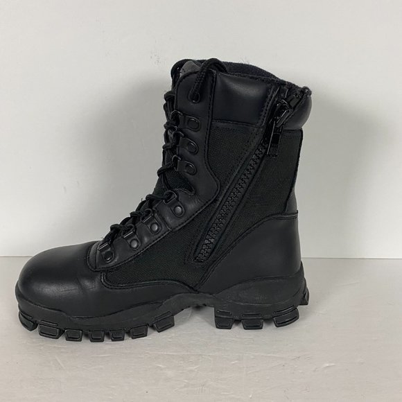 Bates Enforcer Series Womens Tactical Boots Size 6 Black Leather Combat Military - Picture 3 of 8